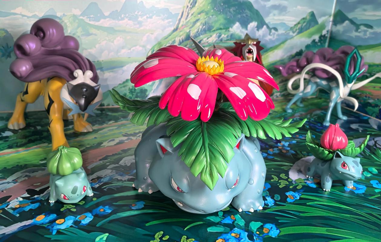 草毒宝可梦，背生巨花，拥有厚脂肪特性（妙蛙花gba宠物图鉴）
