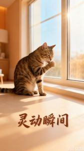 不止美短有，长毛是基因返祖（虎斑猫的图片）