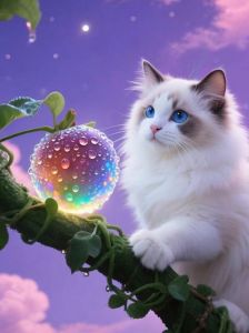 大蓝毛布偶猫，温顺亲人好伙伴（布偶猫图片大全大图）