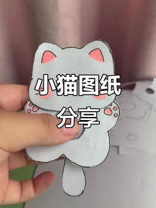 手工布头袜猫偶教程，闲置材料DIY亲子乐（小猫手工布偶制作图解）
