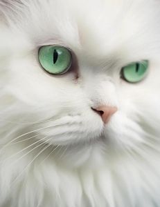 波斯猫一只眼一色，遗传所致很罕见（波斯猫两只眼睛不一样）
