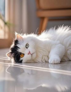 奢华长毛，安静温顺小王子（翡翠波斯猫图片大全）