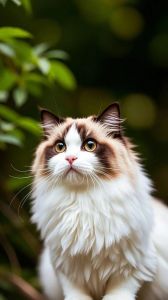 手工缝制萌猫，可爱填充，暖心小伙伴（帮我生成一只布偶猫）
