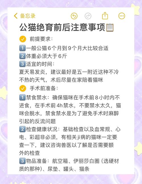 猫咪绝育好处多，风险需注意（猫咪绝育优点和缺点）