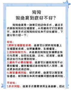 性格温顺更健康？（宠物狗做绝育的好处和坏处）